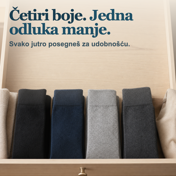 4-pak Dijabetičarske čarape Dr. Füss 4 boje