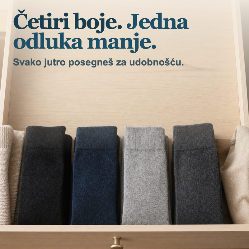 Load image into Gallery viewer, Četiri boje Dr. Füss čarapa uredno složene u ladici

