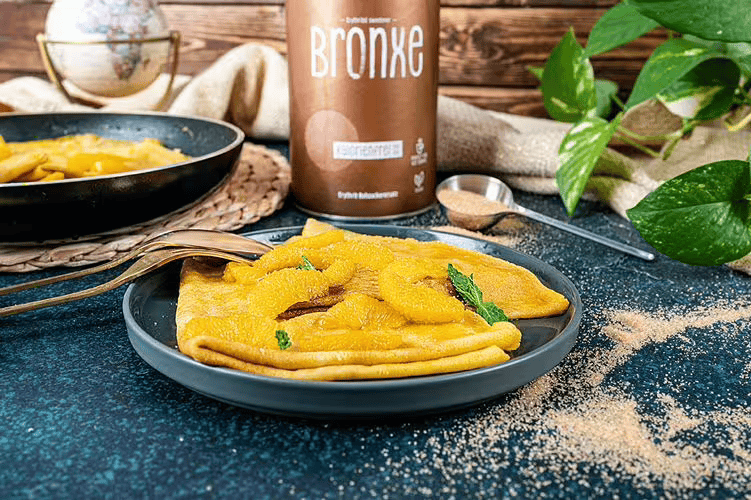 Crêpe Suzette with Xucker Bronxe