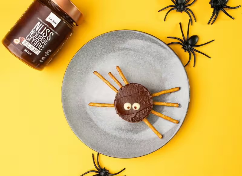 Halloween spider snack – Diabea