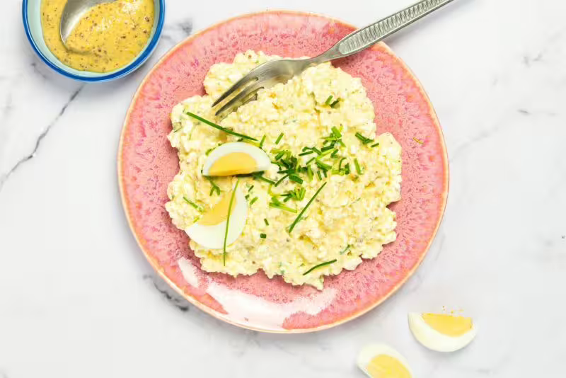Protein-rich egg salad