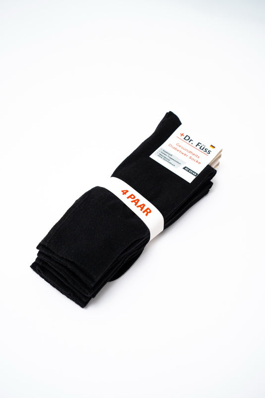 4-pack of Diabetic socks by Dr.Füss in 4 colors
