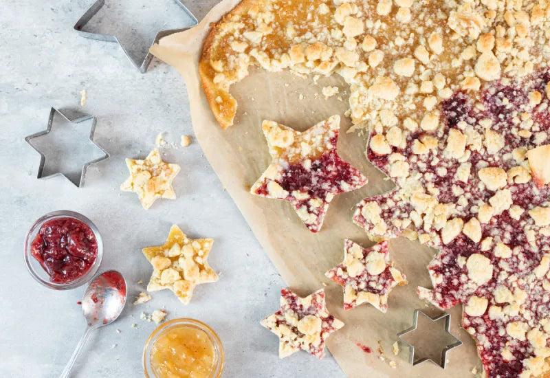 Fruity crumble cookies