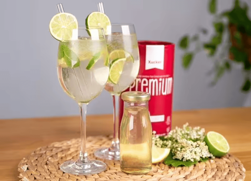 Elderflower syrup without sugar