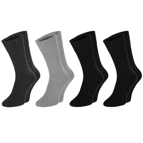 4-pack of Diabetic socks by Dr.Füss in 4 colors