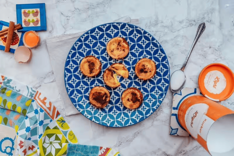 Low carb Pastéis de Nata (Portuguese custard tarts)
