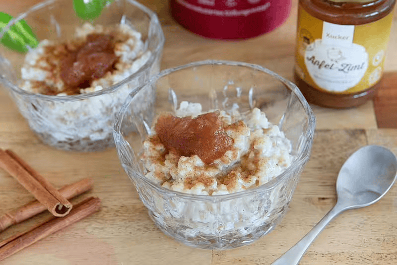 Wholegrain rice pudding – with cinnamon and Xucker