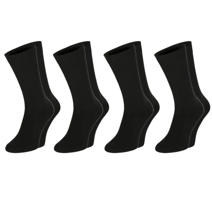 Diabetic socks by Dr.Füss 4 pairs (Black)