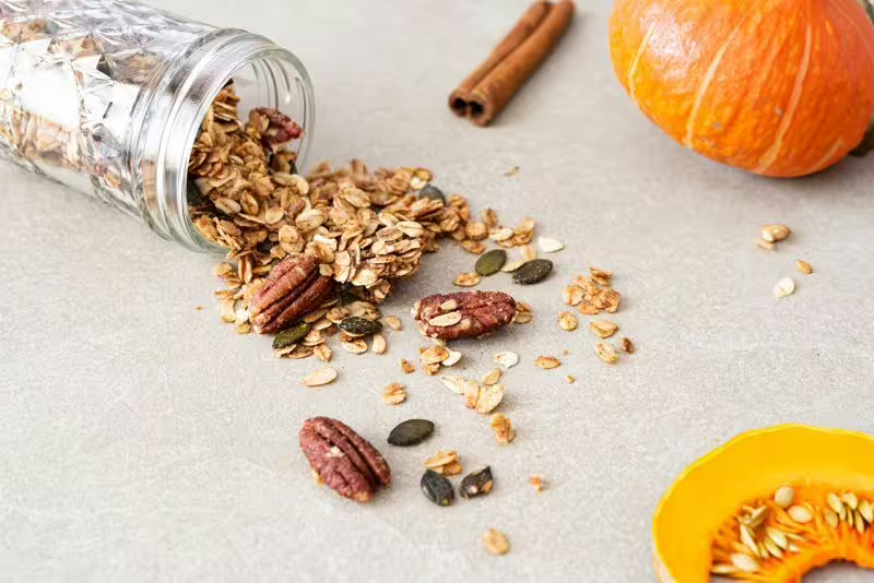 Pumpkin spice granola