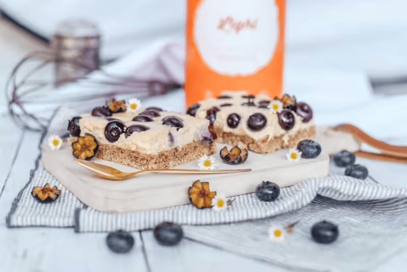 Quark cake from the tray