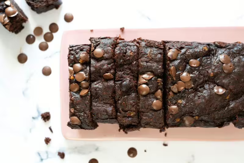 Chocolate banana bread (vegan and gluten-free)
