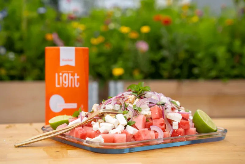 Watermelon and feta salad
