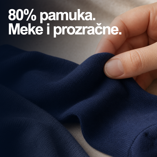 Mekana i prozračna tkanina sa 80 posto pamuka