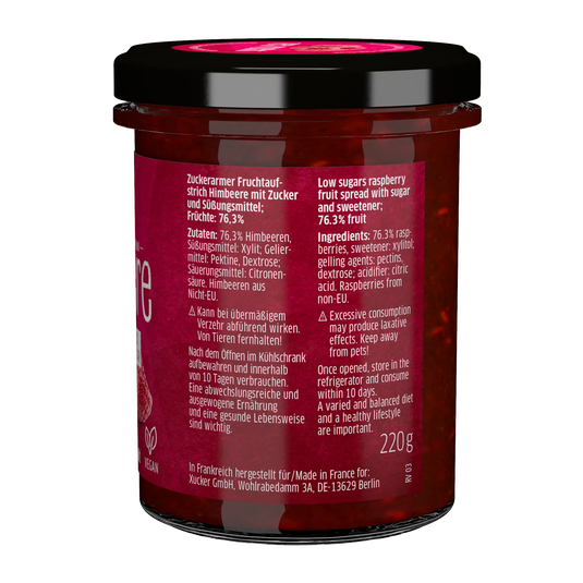 Xucker Fruit Spread Raspberry