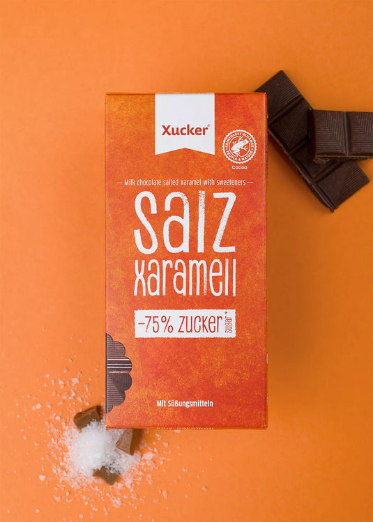 Xylitol chocolate whole milk with salt xaramel